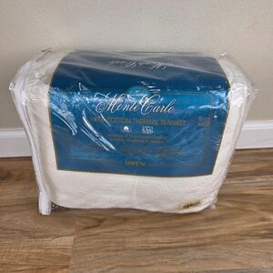 💜NIB Monte Carlo Cotton Thermal King Size Blanket